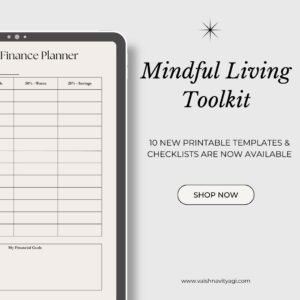 mindful living toolkit templates